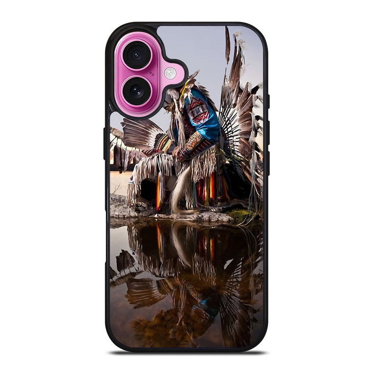 NATIVE AMERICAN INDIAN FEATHERS iPhone 16 Plus Case