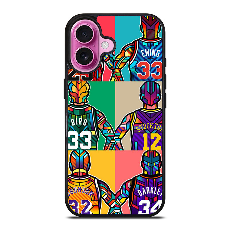 NBA LEGENDS ART iPhone 16 Plus Case NBA LEGENDS ART iPhone 16 Plus Case