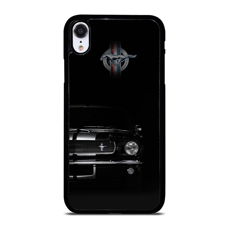 FORD MUSTANG BLACK iPhone XR Case FORD MUSTANG BLACK iPhone XR Case