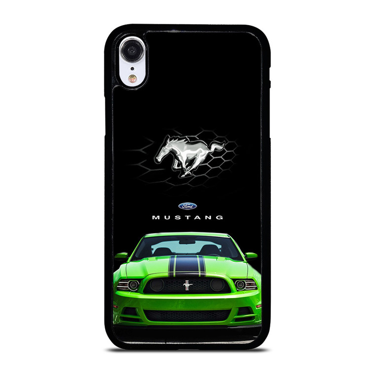 FORD MUSTANG CAR GREEN iPhone XR Case FORD MUSTANG CAR GREEN iPhone XR Case