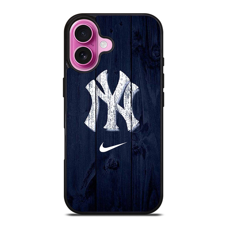 NEW YORK YANKEES WOODEN NIKE iPhone 16 Plus Case