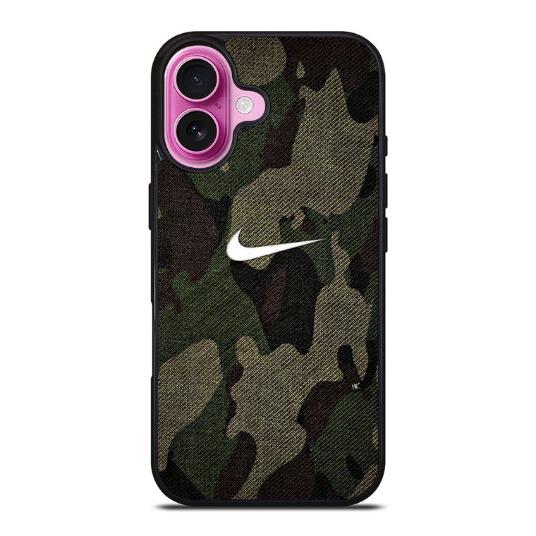 NIKE LOGO CAMO iPhone 16 Plus Case