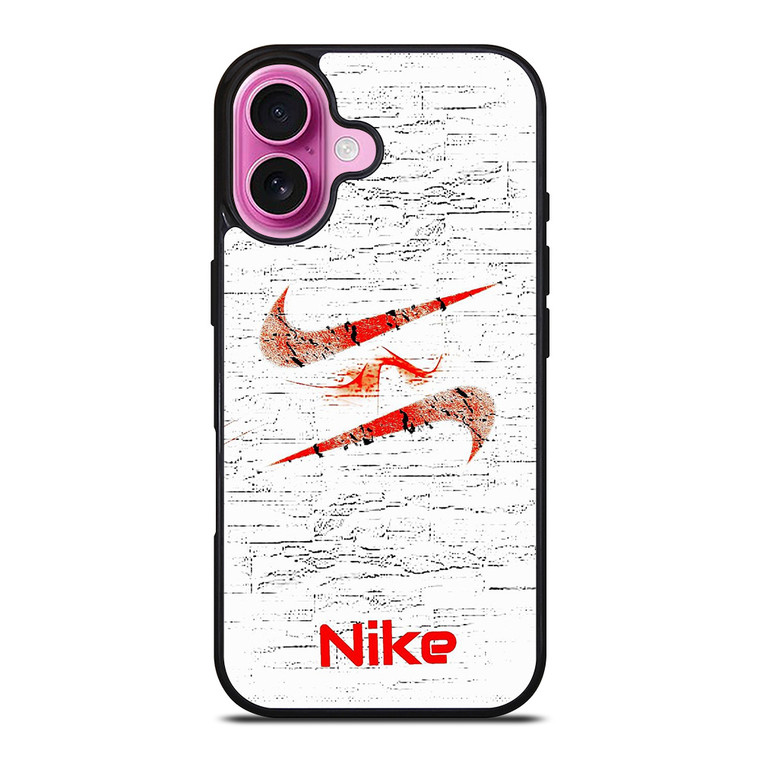 NIKE WALL PATTERN iPhone 16 Plus Case