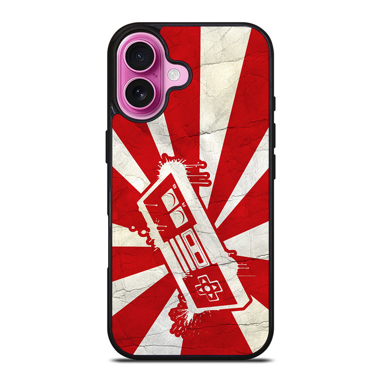 NINTENDO CONTROLLER WALPAPER RETRO iPhone 16 Plus Case