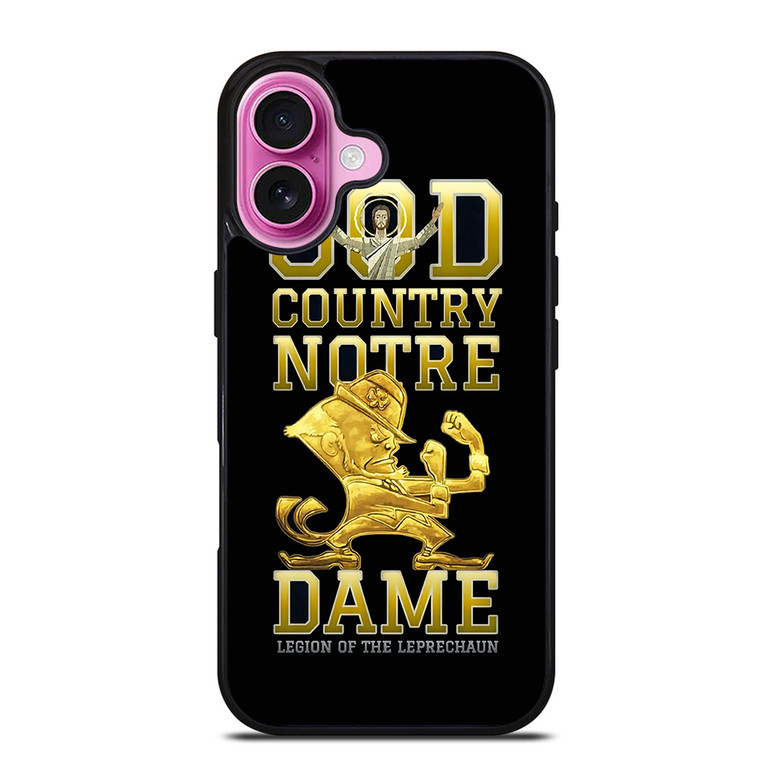 NOTRE DAME FIGHTING IRISH GOLD EDITION iPhone 16 Plus Case