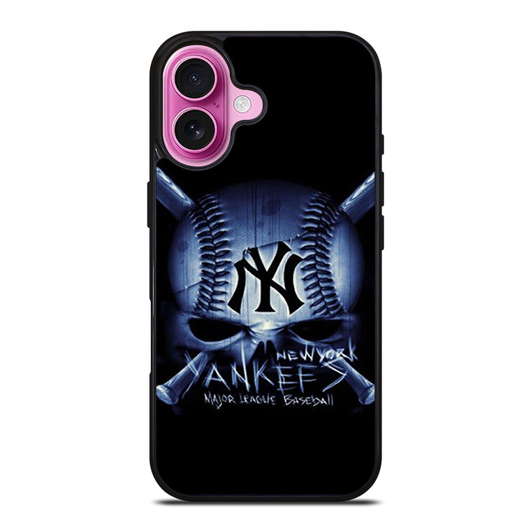 NY NEW YORK YANKEES SKULL iPhone 16 Plus Case