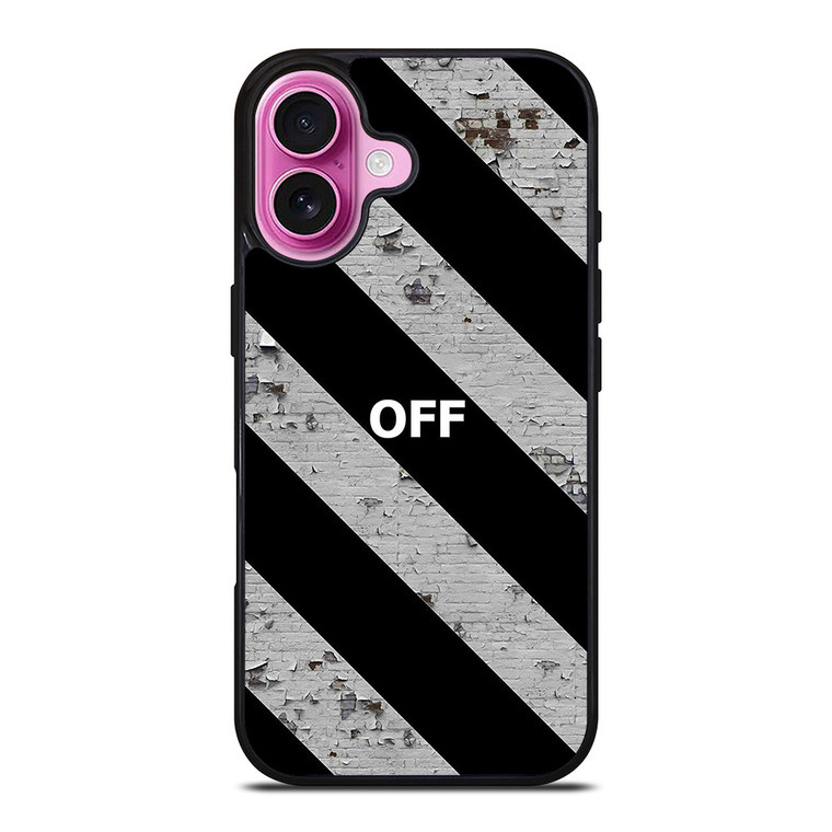 OFF WHITE WALL TEXTURE iPhone 16 Plus Case