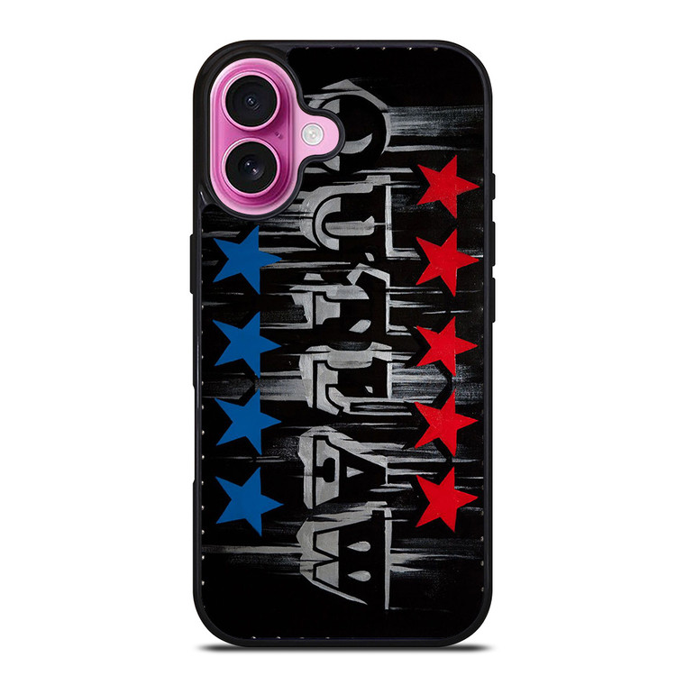 OUTLAW RETRO STAR LOGO iPhone 16 Plus Case