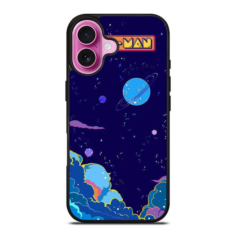 PAC MAN OUTER SPACES iPhone 16 Plus Case