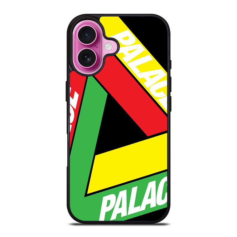 PALACE BIG LOGO RED YELLOW GREEN iPhone 16 Plus Case