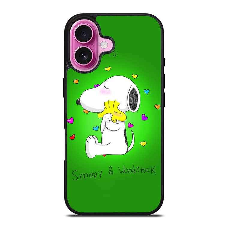 PEANUTS SNOOPY AND WOODSTOCK iPhone 16 Plus Case PEANUTS SNOOPY AND WOODSTOCK iPhone 16 Plus Case