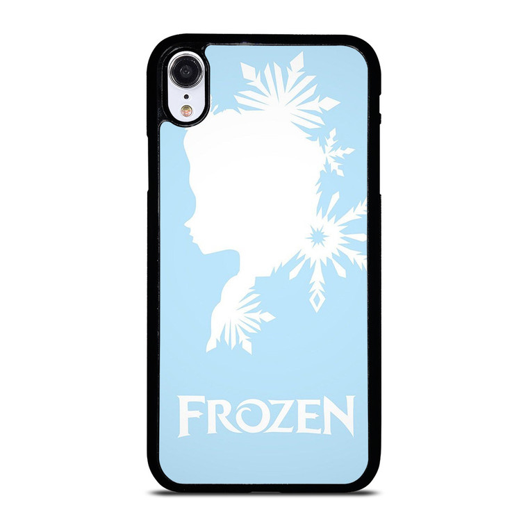 FROZEN LIGHT BLUE SILHOUETTE iPhone XR Case