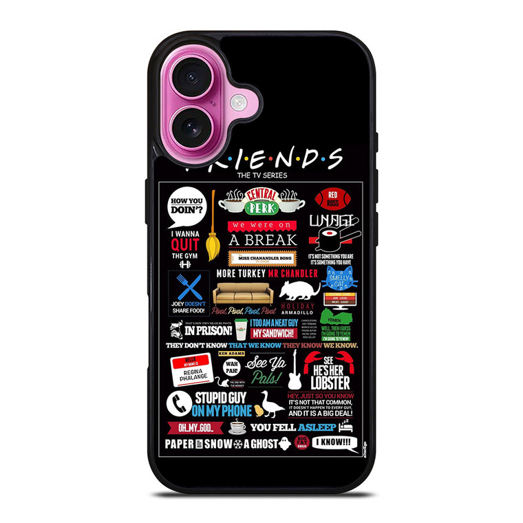POSTERHOUZZ FRIENDS TV SHOW iPhone 16 Plus Case POSTERHOUZZ FRIENDS TV SHOW iPhone 16 Plus Case