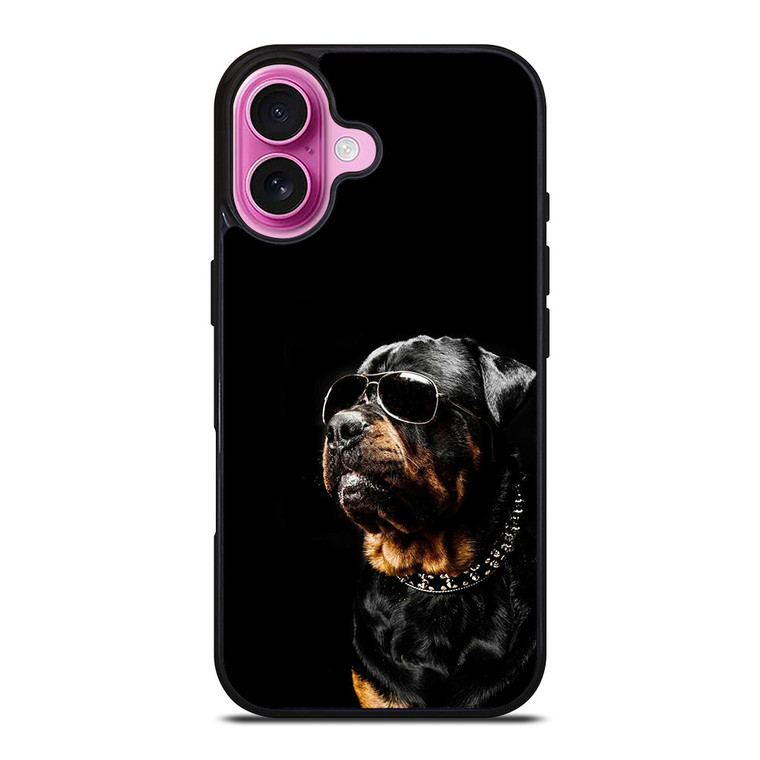 ROTTEILER DOG GLASSES iPhone 16 Plus Case
