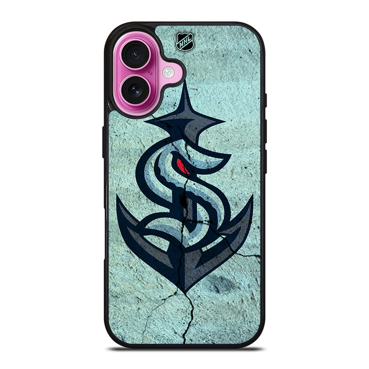 SEATTLE KRAKEN HOCKEY LOGO iPhone 16 Plus Case