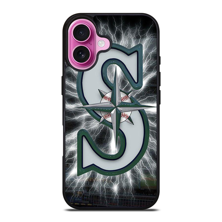 SEATTLE MARINERS MLB LOGO iPhone 16 Plus Case