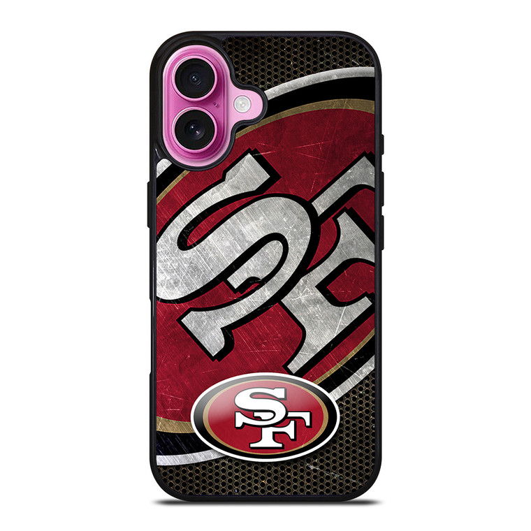 SF SAN FRANCISCO 49ERS LOGO iPhone 16 Plus Case