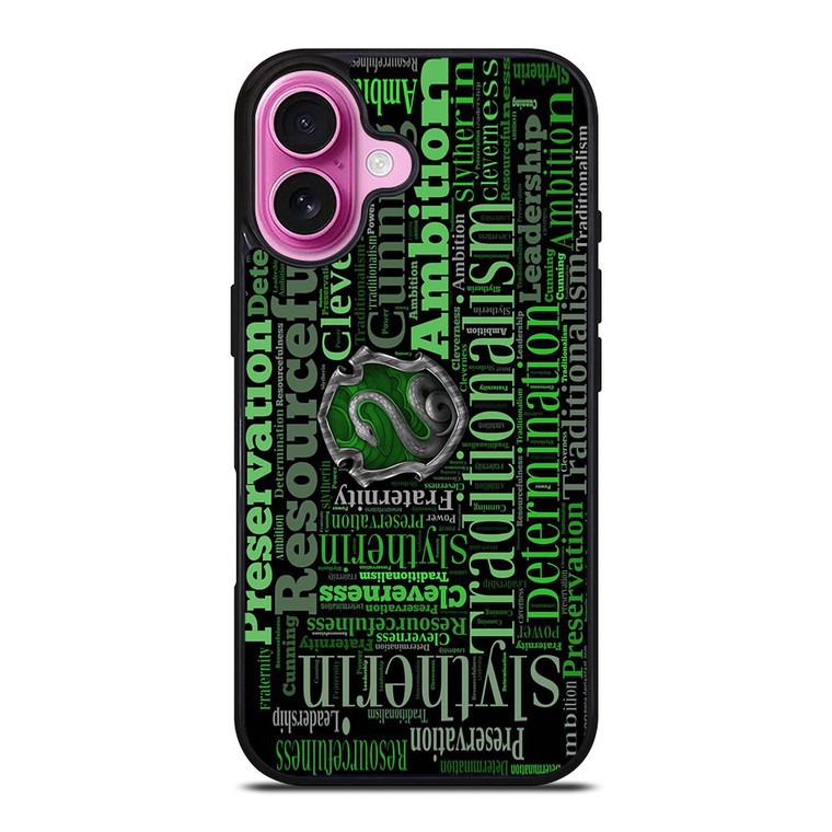 SLYTHEHRIN CODE ETIC iPhone 16 Plus Case SLYTHEHRIN CODE ETIC iPhone 16 Plus Case
