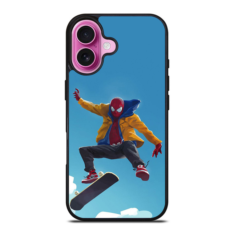 SPIDERMAN SKATE ON THE SKY iPhone 16 Plus Case SPIDERMAN SKATE ON THE SKY iPhone 16 Plus Case