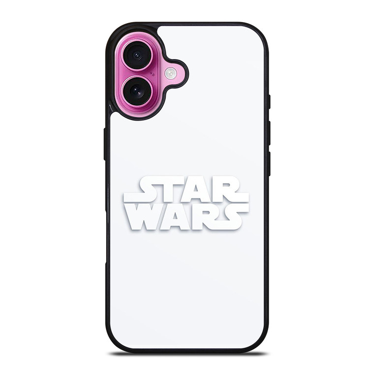 STARWARS LOGO WHITE iPhone 16 Plus Case STARWARS LOGO WHITE iPhone 16 Plus Case