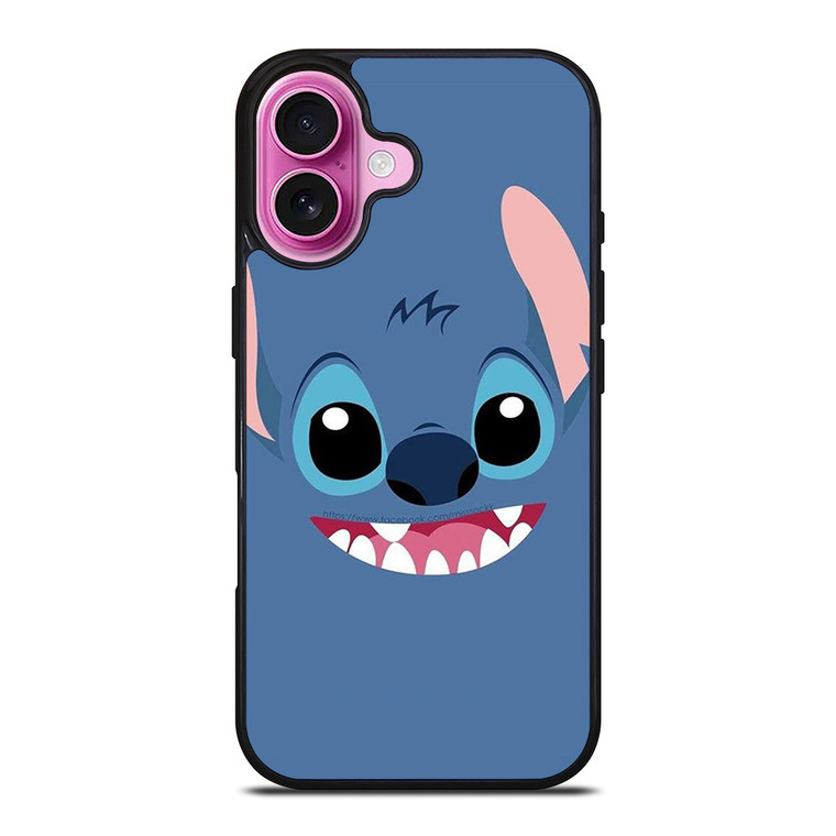 STITCH FACE DISNEY CARTOON iPhone 16 Plus Case