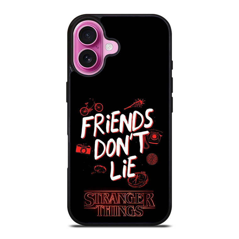 STRANGER THINGS FRIENDS DON'T LIE iPhone 16 Plus Case STRANGER THINGS FRIENDS DON'T LIE iPhone 16 Plus Case