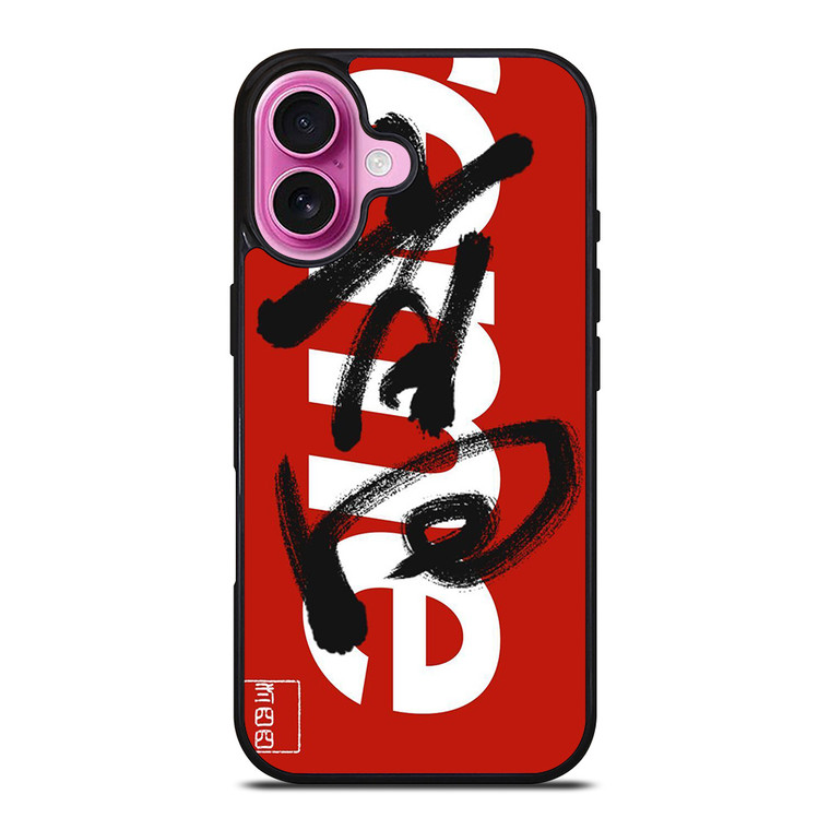 SUPREME CHINESE iPhone 16 Plus Case