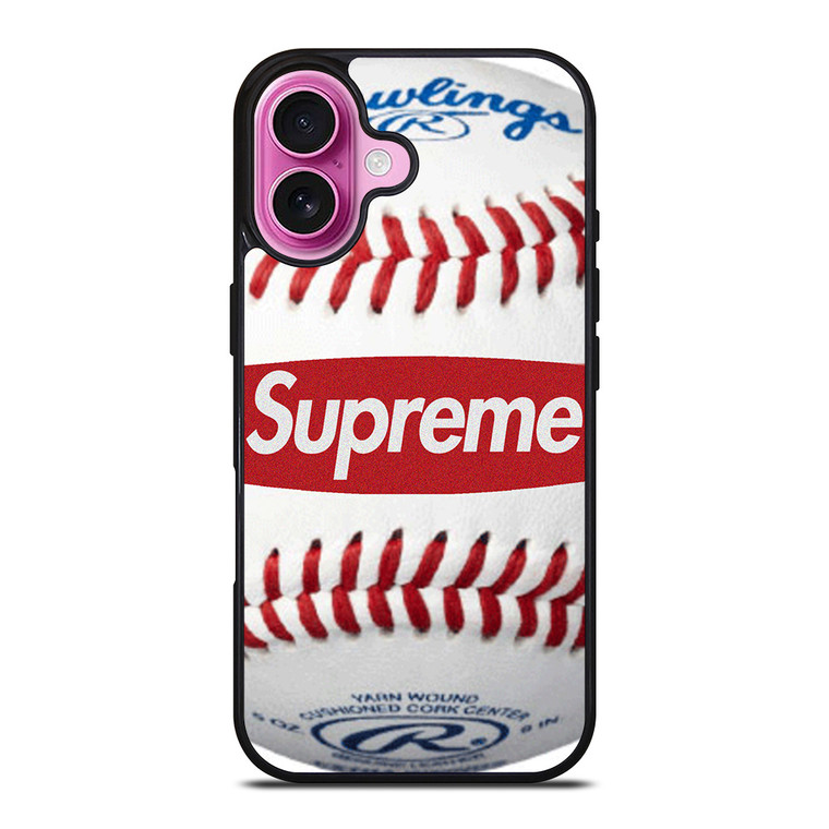 SUPREME RAWLING BASEBALL iPhone 16 Plus Case