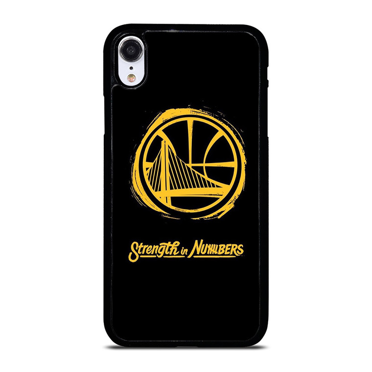GOLDEN STATE WARRIORS LOGO STRENGTH IN NUMBERS iPhone XR Case