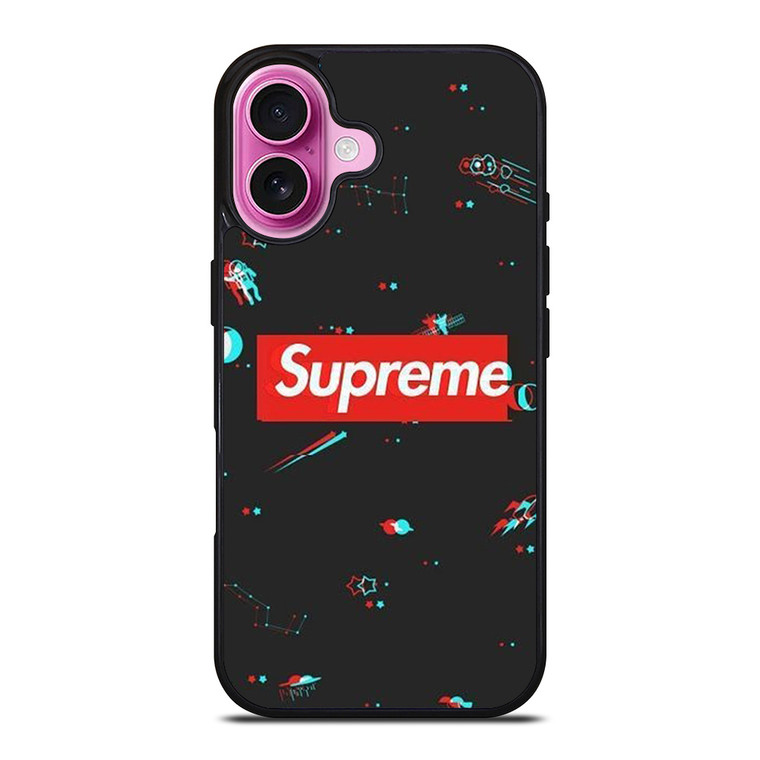 SUPREME SPACE GLITCH iPhone 16 Plus Case