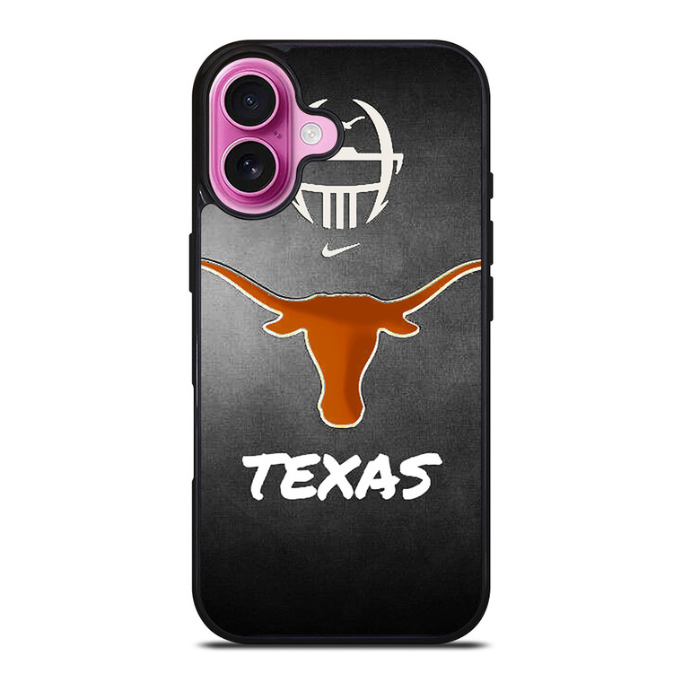TEXAS LONGHORNS LOGO FOOTBALL iPhone 16 Plus Case