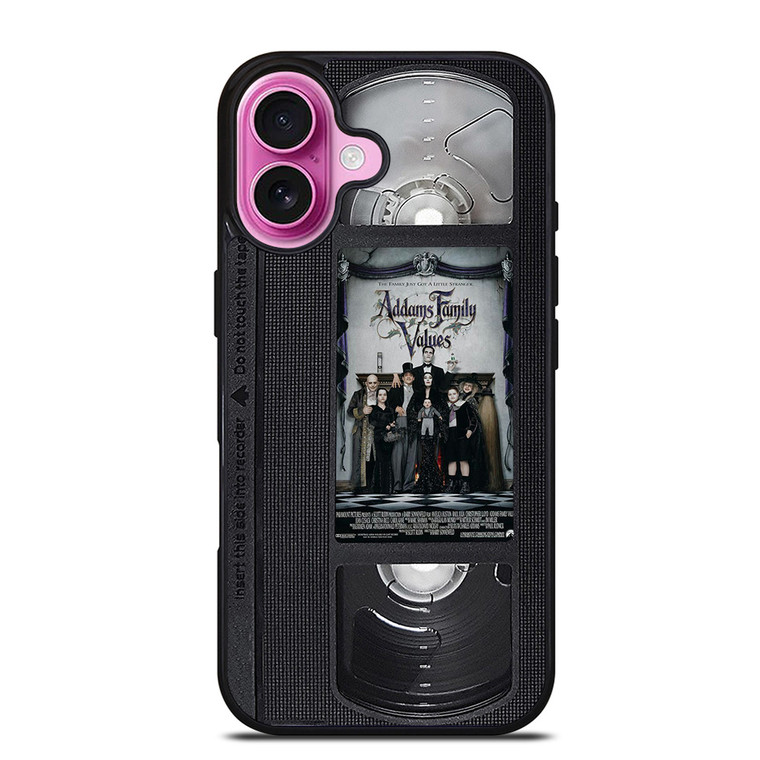 THE ADAMS FAMILY HORROR MOVIE TAPE iPhone 16 Plus Case
