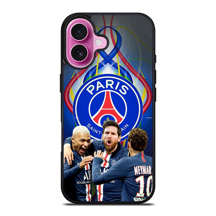TRIO MSN PSG iPhone 16 Plus Case