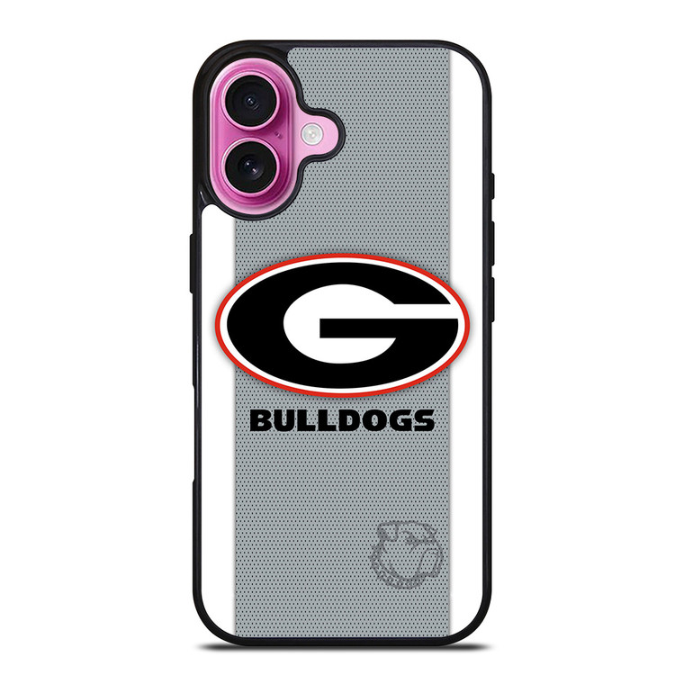 UNIVERSITY GEORGIA BULLDOGS FOOTBALL LOGO iPhone 16 Plus Case