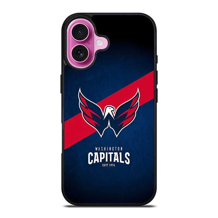 WASHINGTON CAPITALS LOGO NHL HOCKEY CLUB iPhone 16 Plus Case