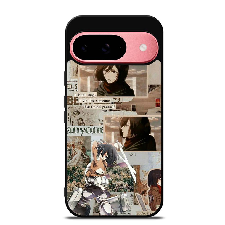 ATTACK ON TITAN MANGA ANIME MIKASA Google Pixel 9 Case