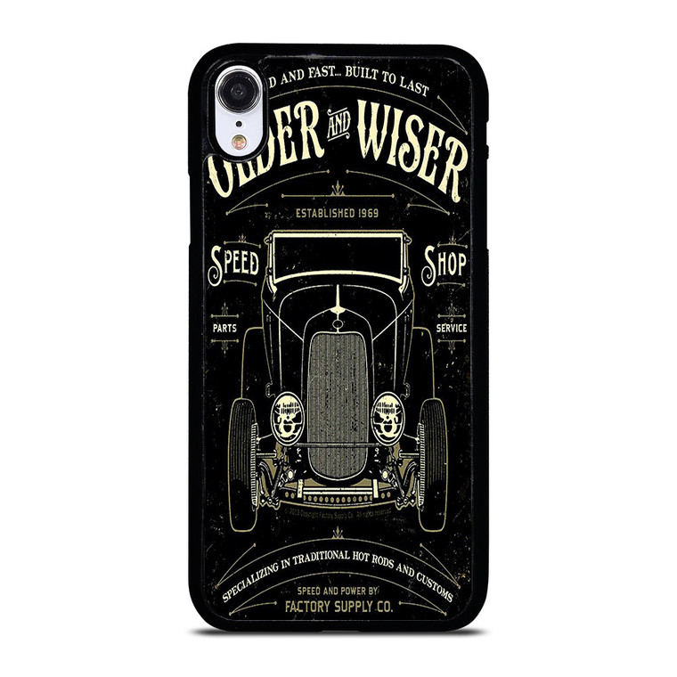 HOT RODS FACTORY VINTAGE RETRO CAR iPhone XR Case