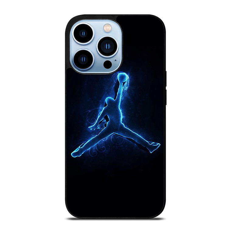 COOL AIR JORDAN LOGO BLUE iPhone 13 Pro Max Case