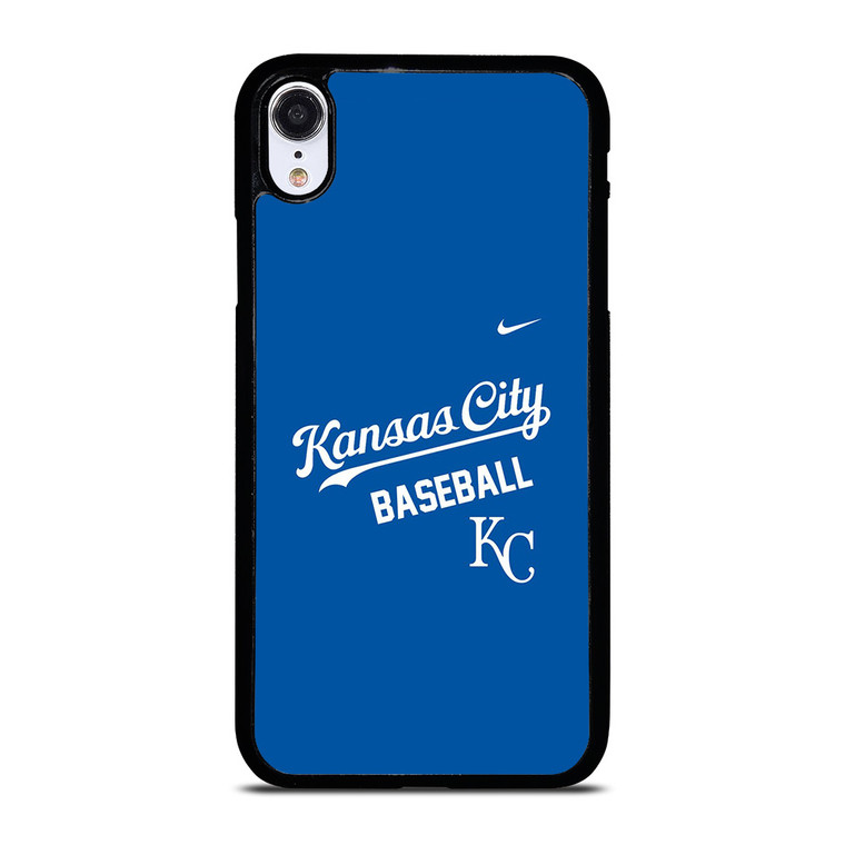 KANSAS CITY BASEBALL BLUE iPhone XR Case