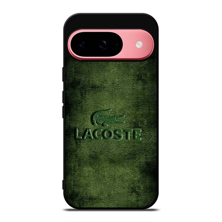 LACOSTE LOGO EMBOSSED LEATHER Google Pixel 9 Case