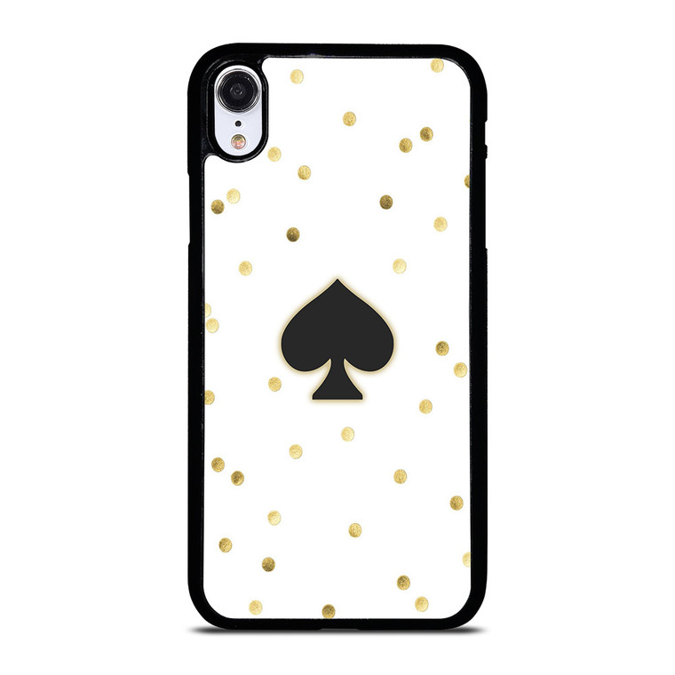 KATE SPADE NEW YORK LOGO GOLD iPhone XR Case