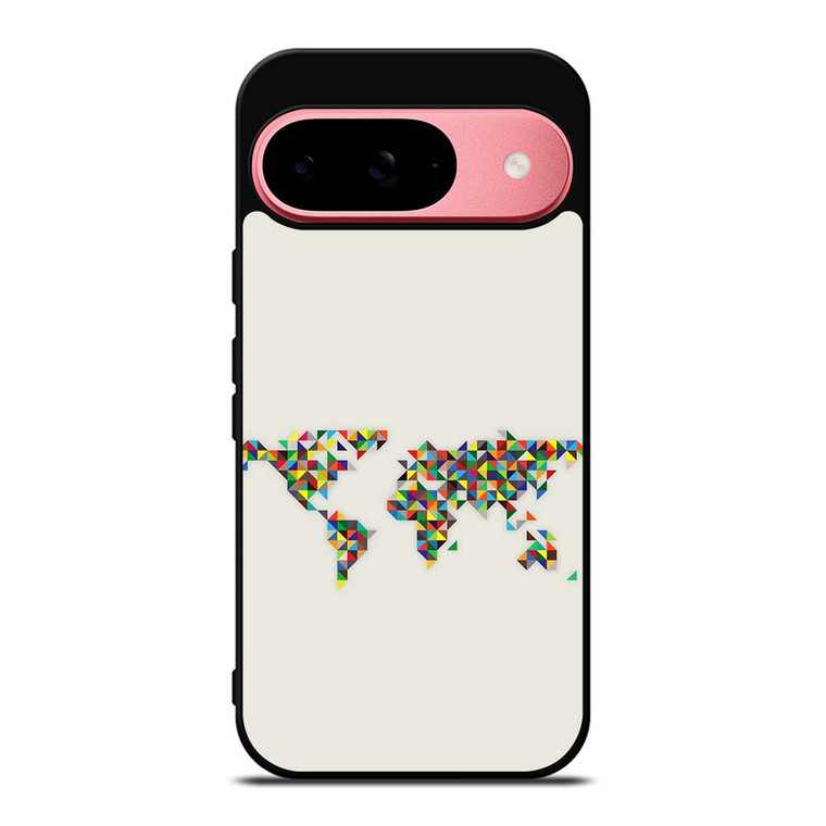 MINIMALISTIC WORLD MAP Google Pixel 9 Case MINIMALISTIC WORLD MAP Google Pixel 9 Case