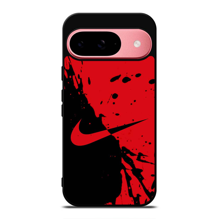 NIKE SWOOSH LOGO RED BLACK Google Pixel 9 Case