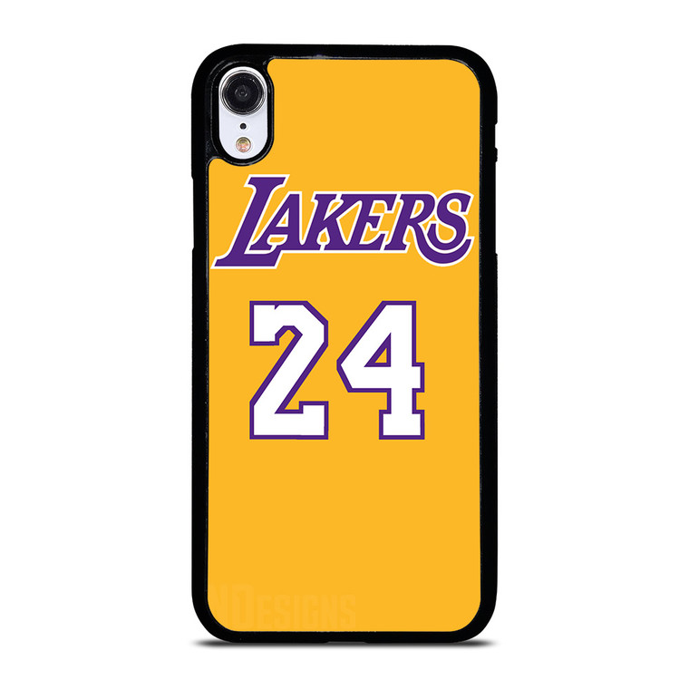 LA LAKERS JERSEY 24 KOBE BRYANT iPhone XR Case