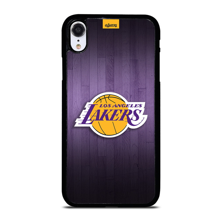 LA LAKERS WOOD DESIGN iPhone XR Case