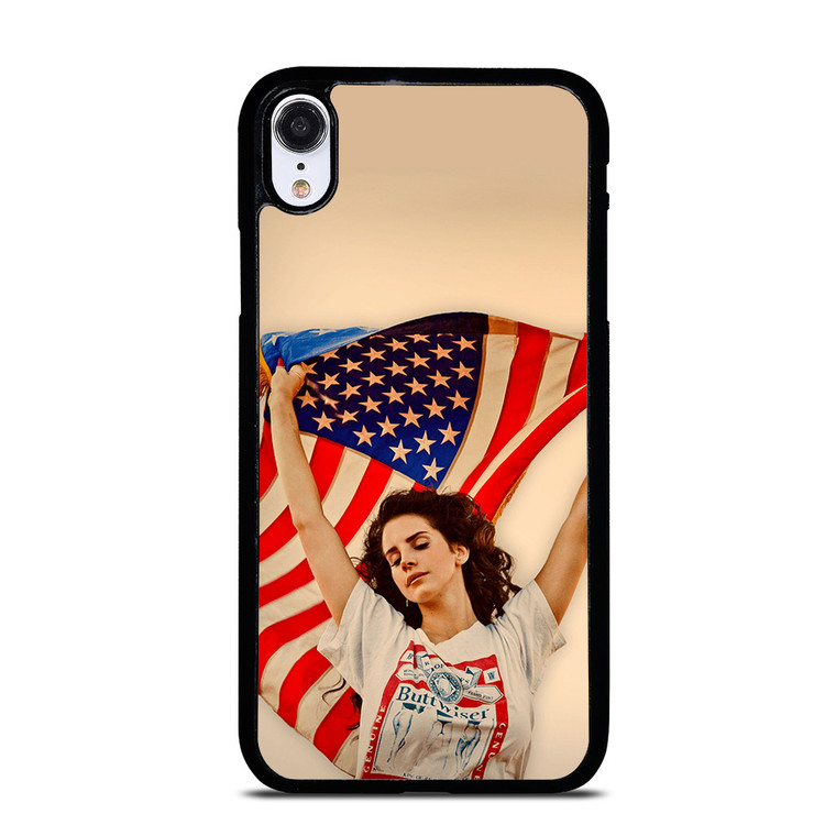 LANA DEL REY AMERICAN FLAG iPhone XR Case