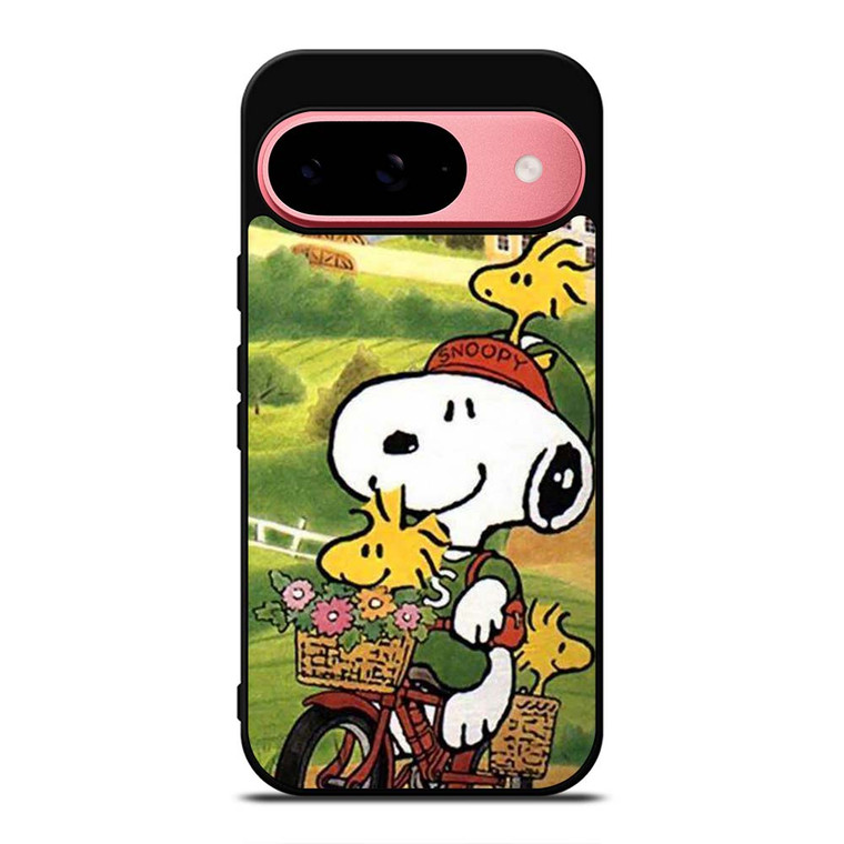 SNOOPY THE PEANUTS BICYCLE Google Pixel 9 Case