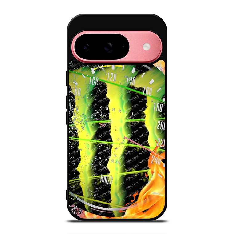SPEEDOMETER AND MONSTER ENERGY Google Pixel 9 Case SPEEDOMETER AND MONSTER ENERGY Google Pixel 9 Case
