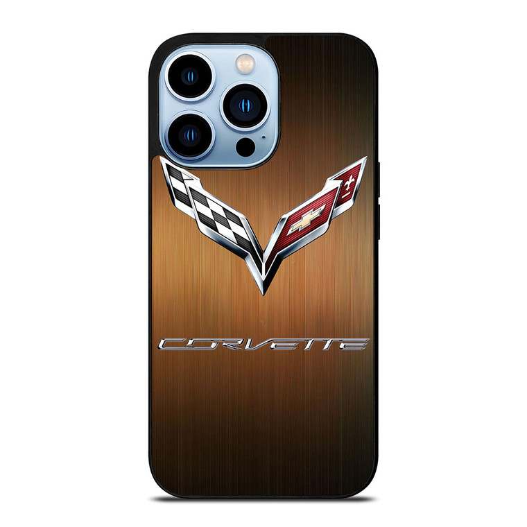 CORVETTE WOODEN LOGO iPhone 13 Pro Max Case