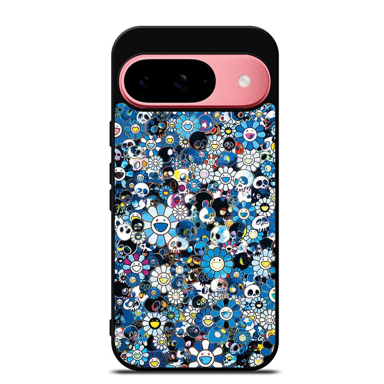 TAKASHI MURAKAMI FLOWERS BLUE Google Pixel 9 Case TAKASHI MURAKAMI FLOWERS BLUE Google Pixel 9 Case